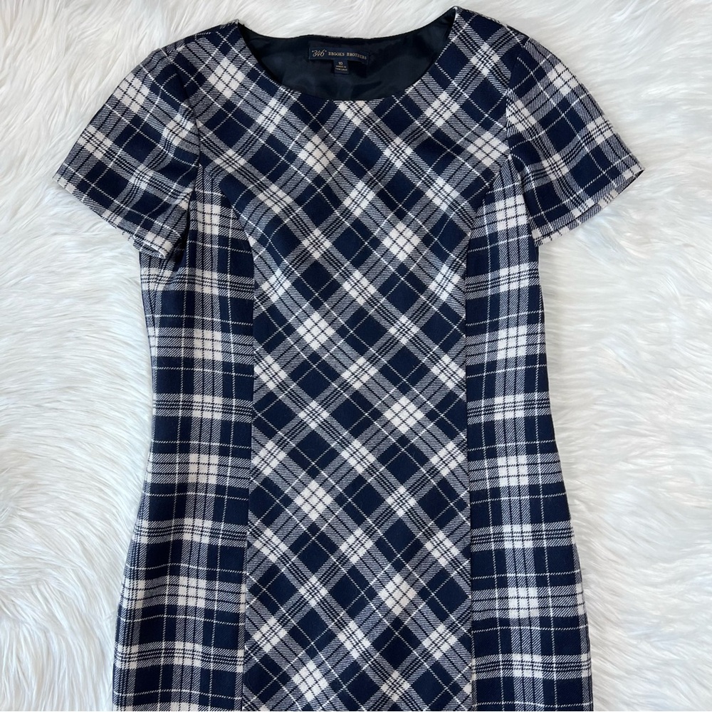 "346" Brooks Brothers Wool Blend Sheath Dress